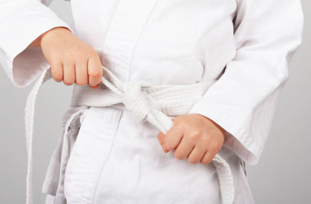 white belt Ceinture blache